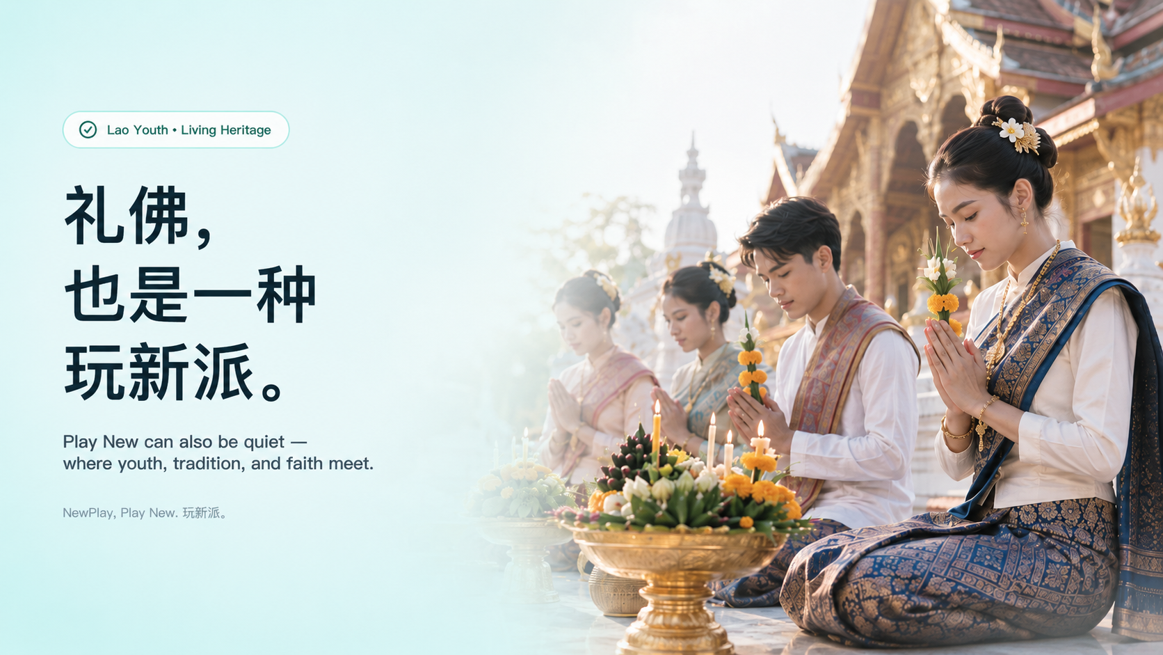 礼佛，也是一种玩新派
