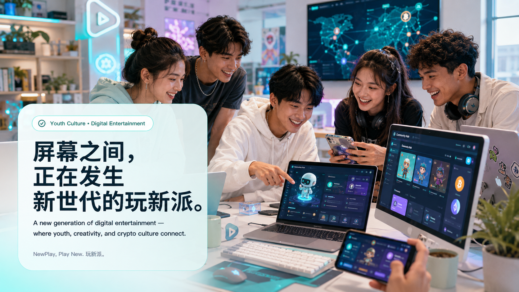 屏幕之间，正在发生新世代的玩新派