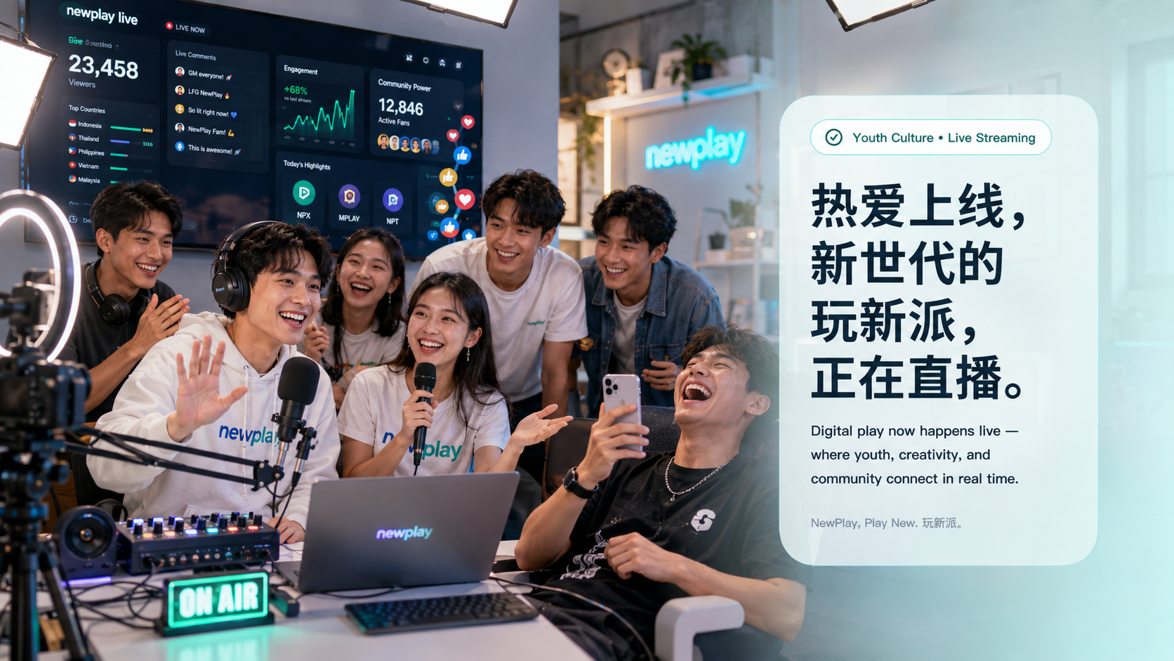 热爱上线，新世代的玩新派正在直播