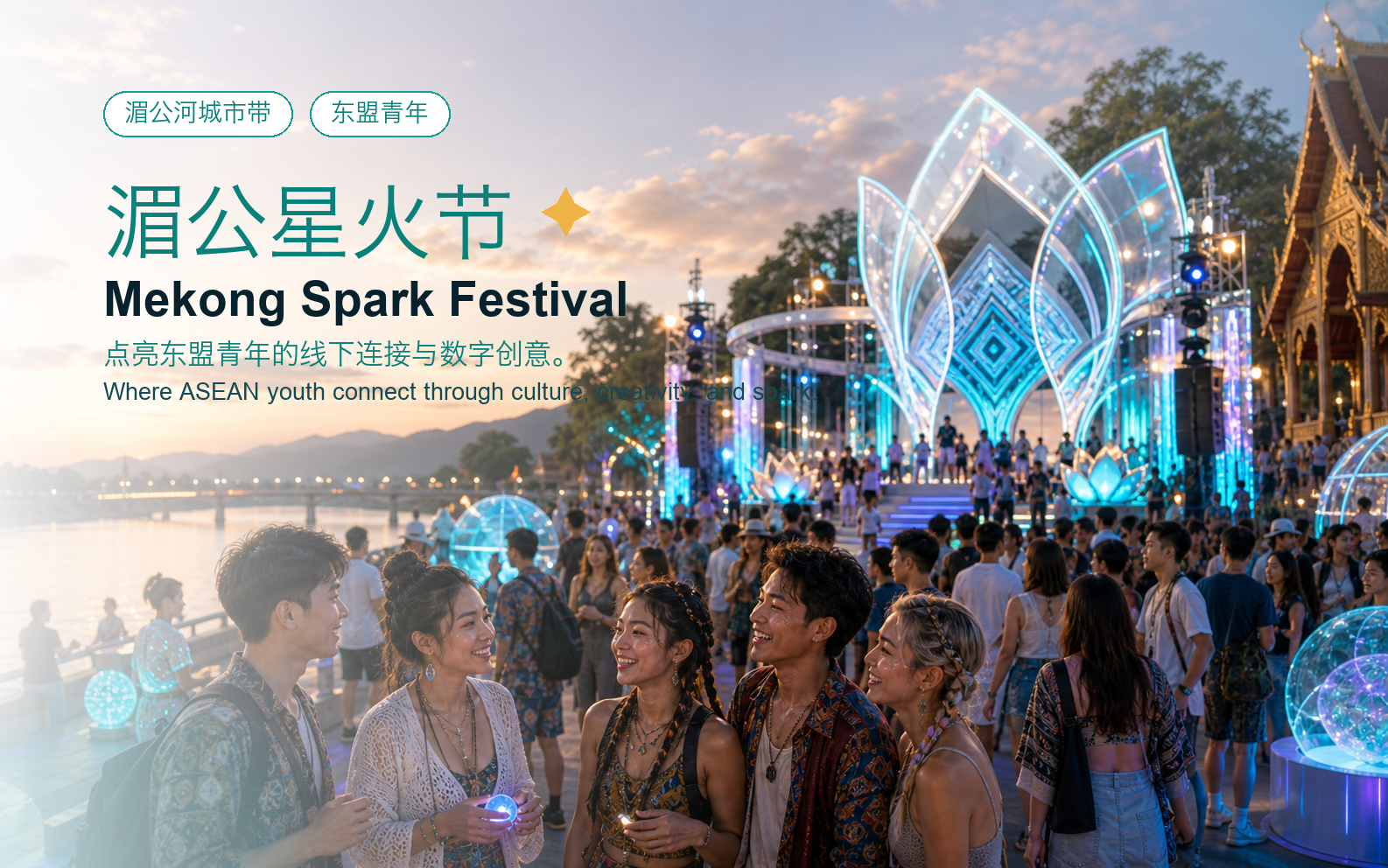 湄公星火节 Mekong Spark Festival 主视觉